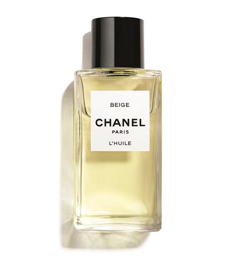 les beiges chanel body oil|huile corps beige de chanel.